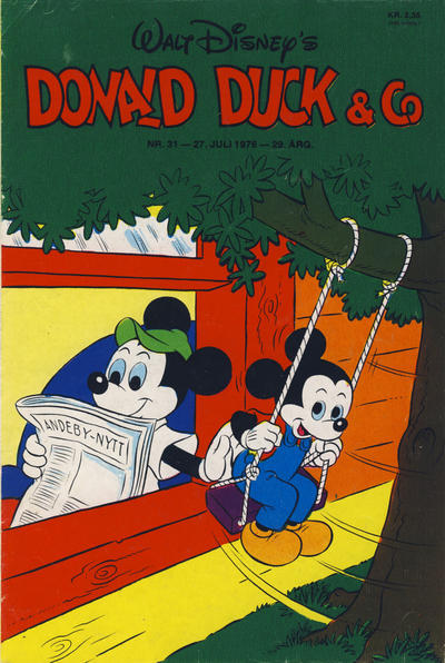 Cover for Donald Duck & Co (Hjemmet / Egmont, 1948 series) #31/1976