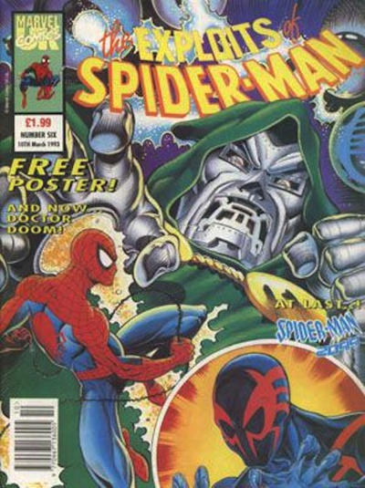 Cover for The Exploits of Spider-Man (Panini UK, 1992 series) #6