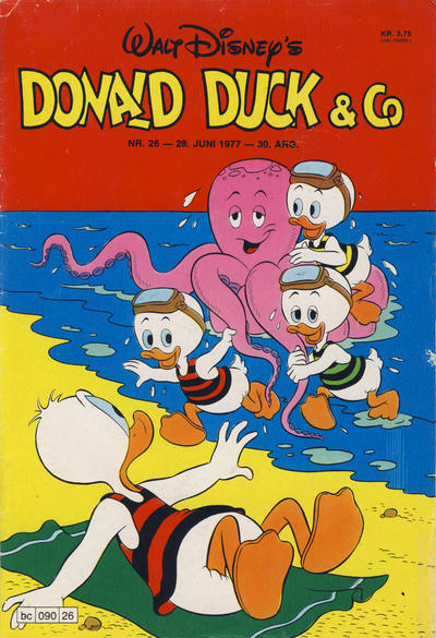 Cover for Donald Duck & Co (Hjemmet / Egmont, 1948 series) #26/1977