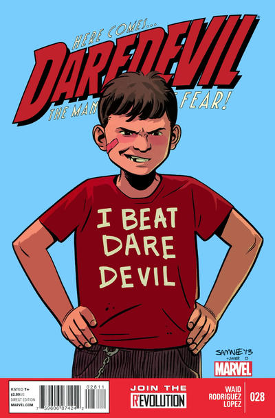 Cover for Daredevil (Marvel, 2011 series) #28 [Direct Edition]