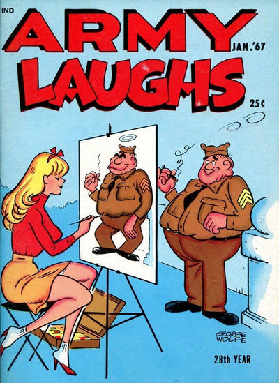 Cover for Army Laughs (Prize, 1951 series) #v17#4