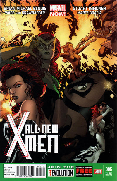 Cover for All-New X-Men (Marvel, 2013 series) #5 [3rd Printing]