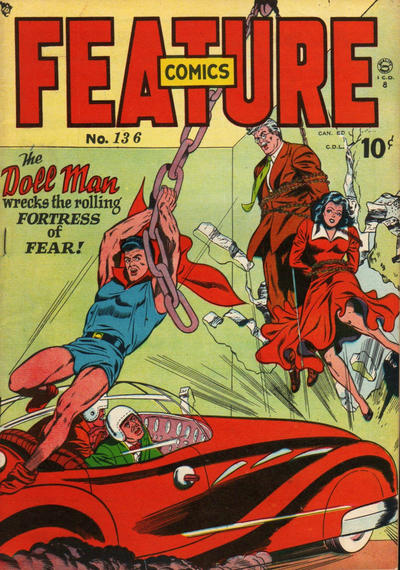 Cover for Feature Comics (Bell Features, 1949 series) #136