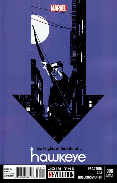 Cover for Hawkeye (Marvel, 2012 series) #6 [Third Printing]