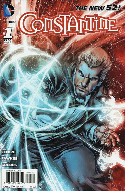 Cover for Constantine (DC, 2013 series) #1 [Second Printing]