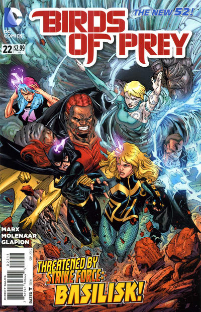 Cover for Birds of Prey (DC, 2011 series) #22