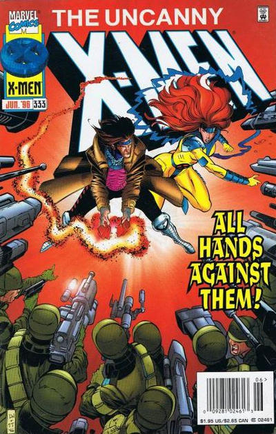 Cover for The Uncanny X-Men (Marvel, 1981 series) #333 [Newsstand]
