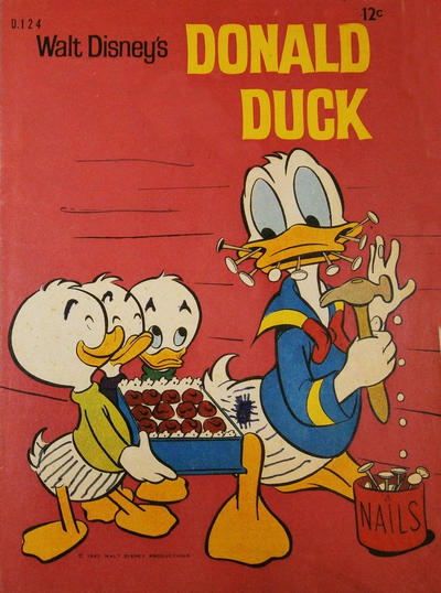 Cover for Walt Disney's Donald Duck (W. G. Publications; Wogan Publications, 1954 series) #124