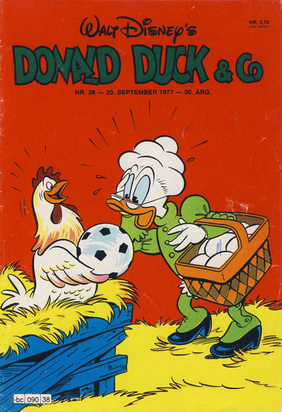 Cover for Donald Duck & Co (Hjemmet / Egmont, 1948 series) #38/1977