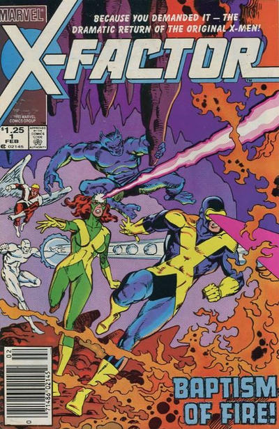 Cover for X-Factor (Marvel, 1986 series) #1 [Newsstand]