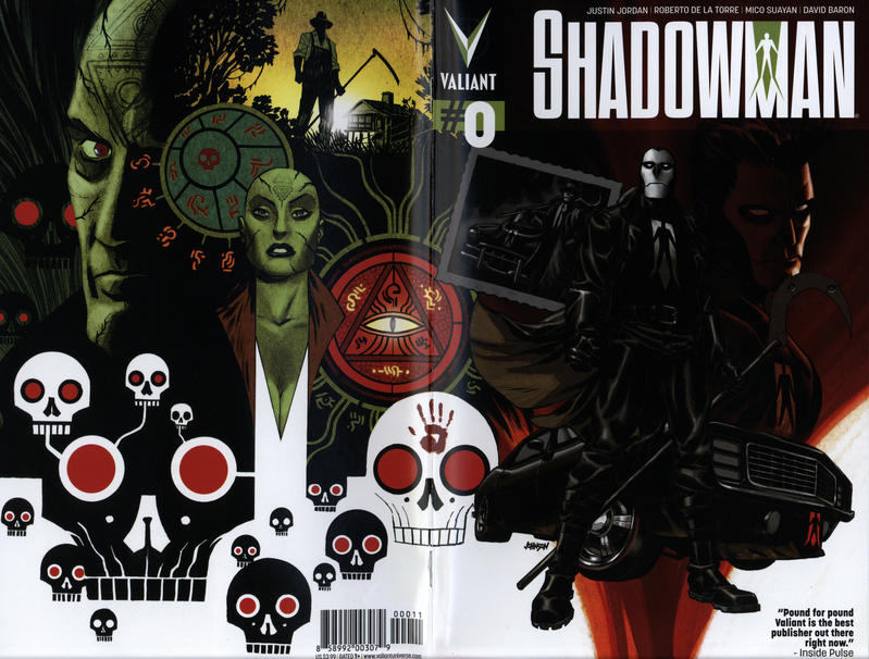 Cover for Shadowman (Valiant Entertainment, 2012 series) #0 [Cover A - Dave Johnson]