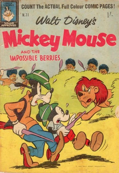 Cover for Walt Disney's Mickey Mouse (W. G. Publications; Wogan Publications, 1956 series) #71