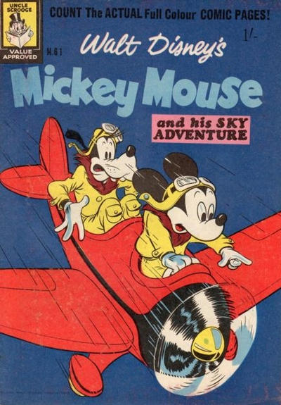 Cover for Walt Disney's Mickey Mouse (W. G. Publications; Wogan Publications, 1956 series) #61