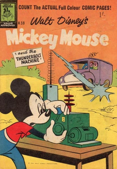 Cover for Walt Disney's Mickey Mouse (W. G. Publications; Wogan Publications, 1956 series) #59