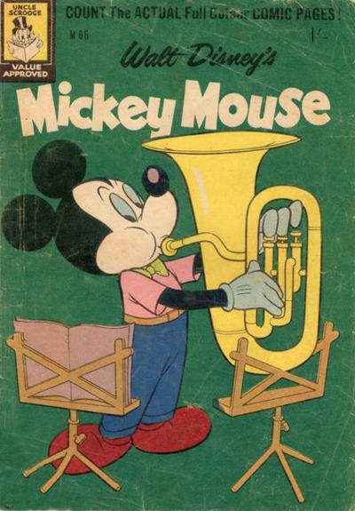 Cover for Walt Disney's Mickey Mouse (W. G. Publications; Wogan Publications, 1956 series) #66