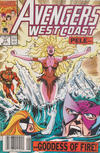 Cover for Avengers West Coast (Marvel, 1989 series) #71 [Newsstand]