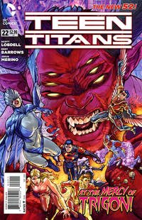 Cover for Teen Titans (DC, 2011 series) #22 [Direct Sales]