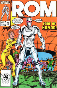 Cover Thumbnail for Rom (Marvel, 1979 series) #74 [Direct]
