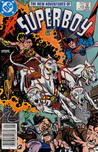 Cover Thumbnail for The New Adventures of Superboy (DC, 1980 series) #49 [Newsstand]