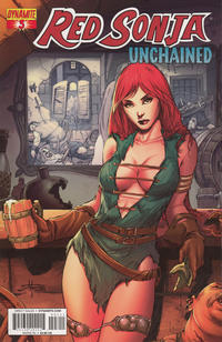 Cover Thumbnail for Red Sonja: Unchained (Dynamite Entertainment, 2013 series) #3 [Mel Rubi]