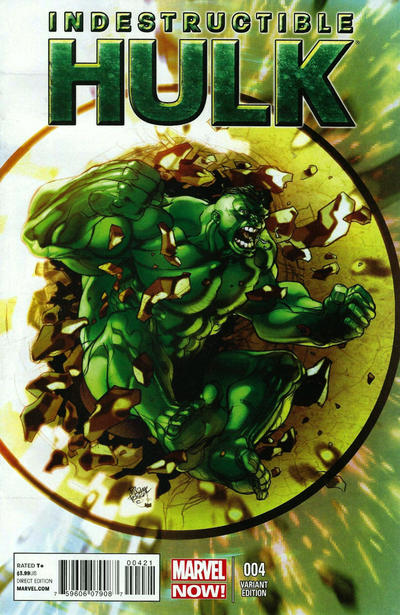Cover for Indestructible Hulk (Marvel, 2013 series) #4 [Pasqual Ferry Cover]