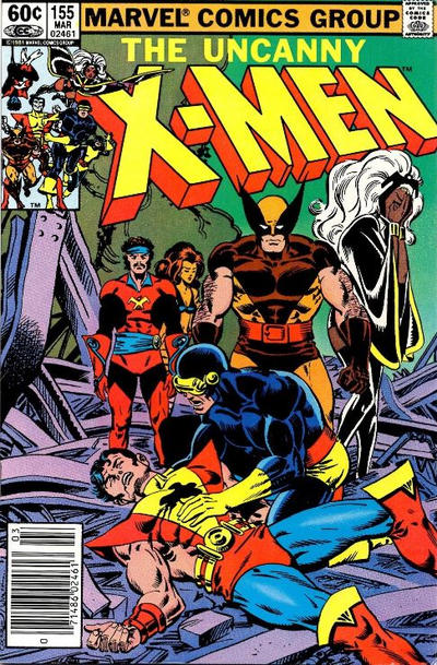 Cover for The Uncanny X-Men (Marvel, 1981 series) #155 [Newsstand]