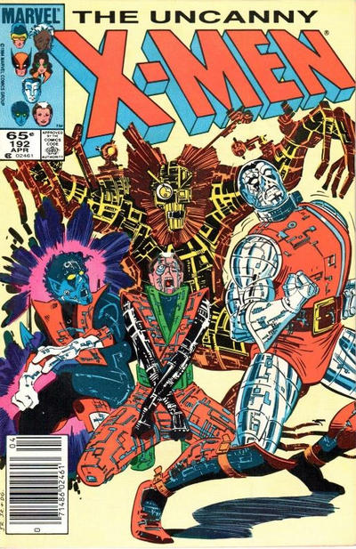 Cover for The Uncanny X-Men (Marvel, 1981 series) #192 [Newsstand]