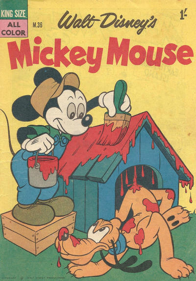 Cover for Walt Disney's Mickey Mouse (W. G. Publications; Wogan Publications, 1956 series) #36