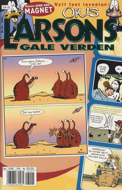 Cover for Larsons gale verden (Bladkompaniet / Schibsted, 1992 series) #4/2004