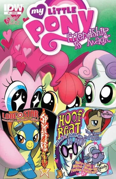 Cover for My Little Pony: Friendship Is Magic (IDW, 2012 series) #1 [Cover RE - Lone Starr Comics Exclusive - Amy Mebberson]
