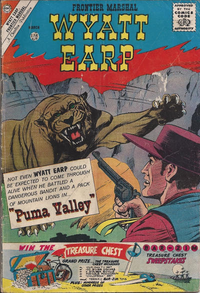 Cover for Wyatt Earp, Frontier Marshal (Charlton, 1956 series) #35 [British]