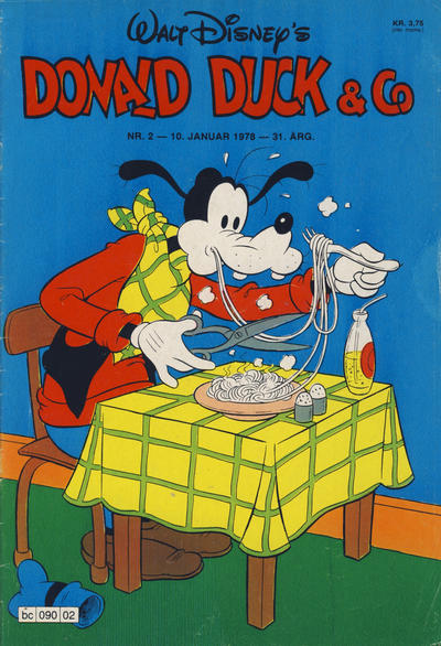 Cover for Donald Duck & Co (Hjemmet / Egmont, 1948 series) #2/1978