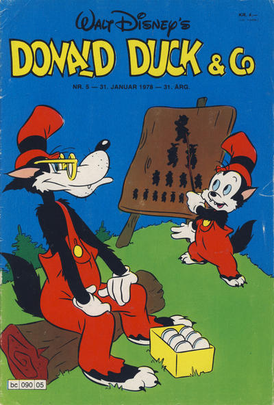 Cover for Donald Duck & Co (Hjemmet / Egmont, 1948 series) #5/1978