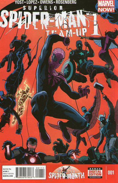 Cover for Superior Spider-Man Team-Up (Marvel, 2013 series) #1 [Direct Edition]