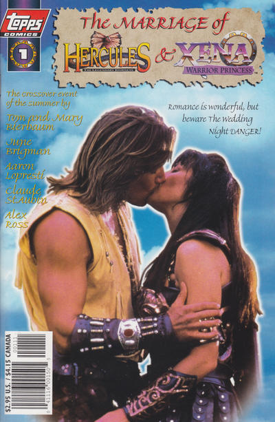 Cover for The Marriage of Hercules and Xena (Topps, 1998 series) #1 [Photo Cover]