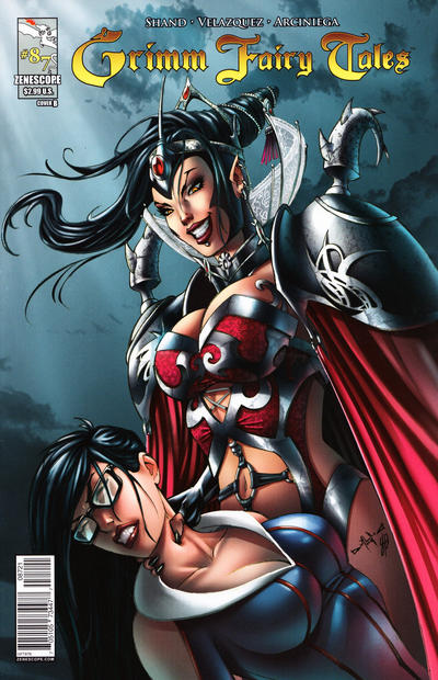 Cover for Grimm Fairy Tales (Zenescope Entertainment, 2005 series) #87 [Cover B by Pasquale Qualano]