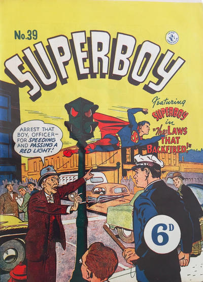 Cover for Superboy (K. G. Murray, 1949 series) #39