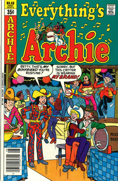Cover for Everything's Archie (Archie, 1969 series) #68