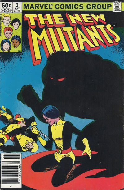 Cover for The New Mutants (Marvel, 1983 series) #3 [Newsstand]