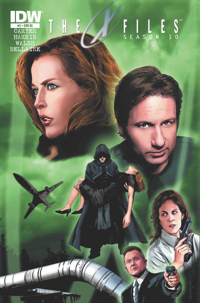Cover for The X-Files: Season 10 (IDW, 2013 series) #2 [Retailer Incentive Cover - Joe Corroney]