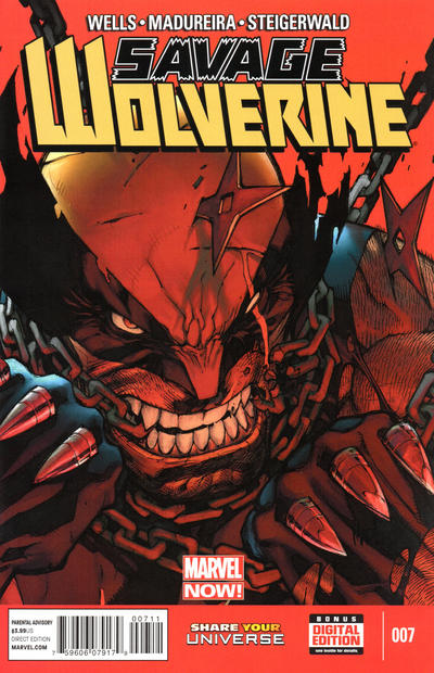 Cover for Savage Wolverine (Marvel, 2013 series) #7