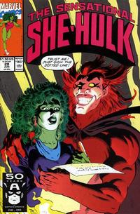 Cover for The Sensational She-Hulk (Marvel, 1989 series) #28