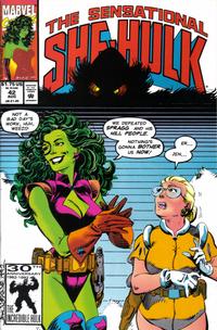Cover for The Sensational She-Hulk (Marvel, 1989 series) #42