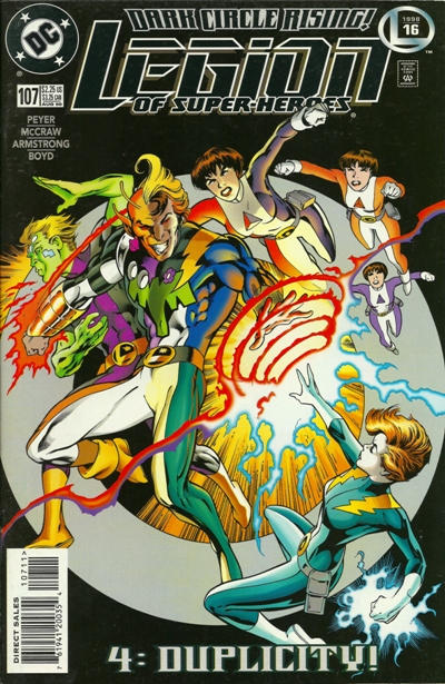 Cover for Legion of Super-Heroes (DC, 1989 series) #107