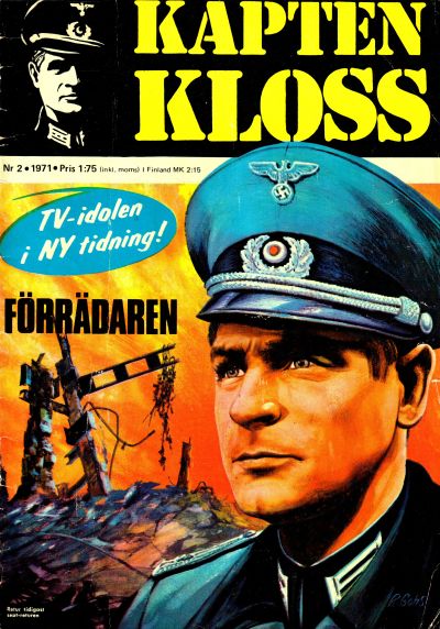 Cover for Kapten Kloss (Semic, 1971 series) #2 - Förrädaren