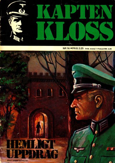 Cover for Kapten Kloss (Semic, 1971 series) #16 - Hemligt uppdrag