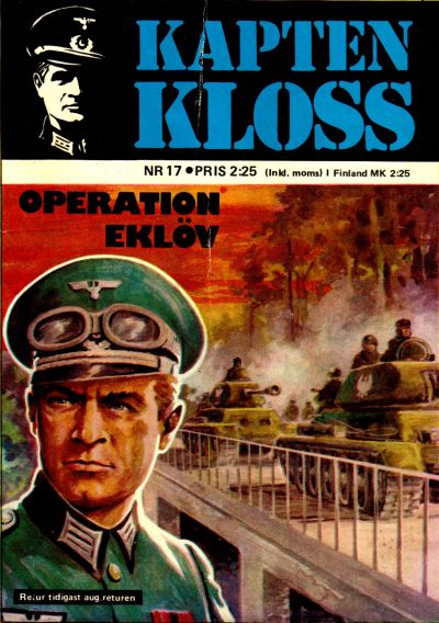 Cover for Kapten Kloss (Semic, 1971 series) #17 - Operation Eklöv