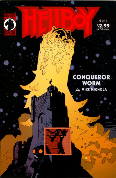 Cover for Hellboy: Conqueror Worm (Dark Horse, 2001 series) #4