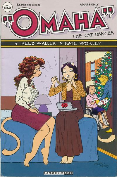 Cover for Omaha the Cat Dancer (Fantagraphics, 1994 series) #2
