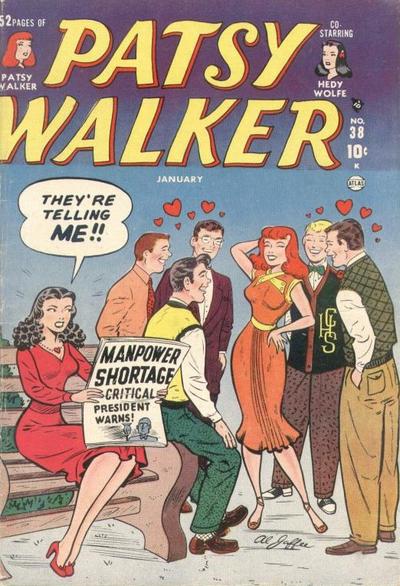 Cover for Patsy Walker (Marvel, 1945 series) #38